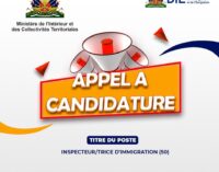 Appel à candidature